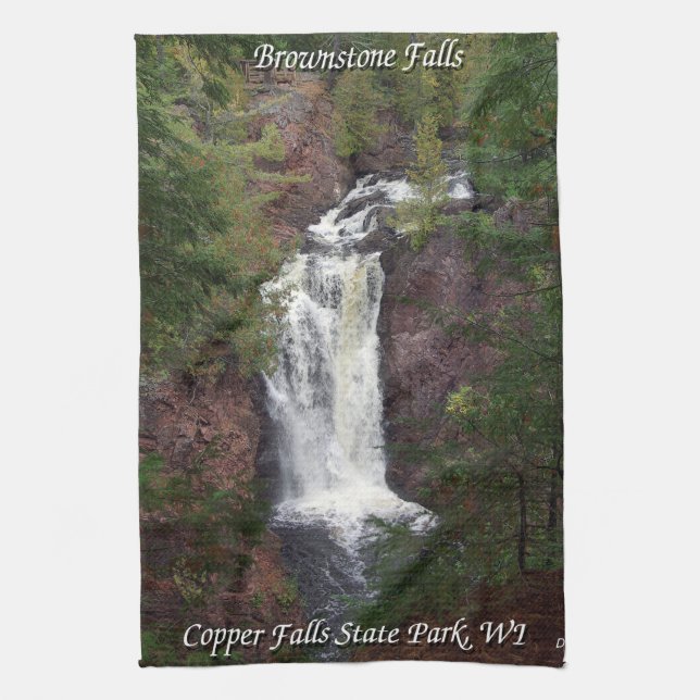serviette de cuisine de Brownstone Falls (Vertical)