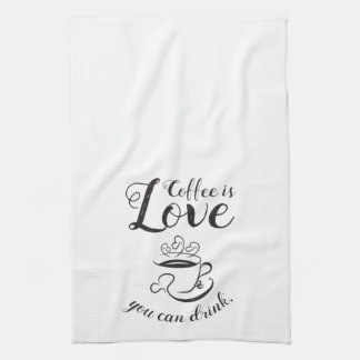 Serviette de cuisine de café d'Elegante