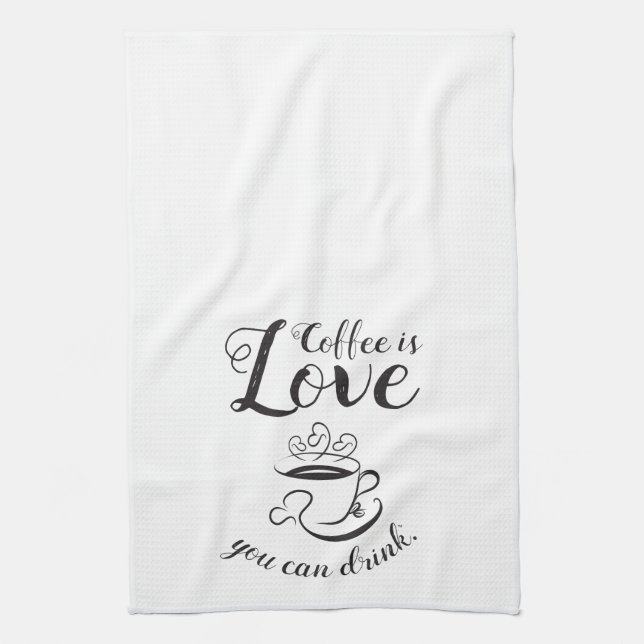 Serviette de cuisine de café d'Elegante (Vertical)