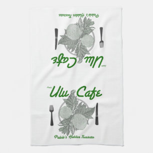 Serviette de cuisine de café d'Ulu de Snerk