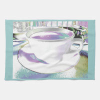 Serviette de cuisine de caféine