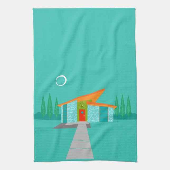 Serviette de cuisine de Chambre de bande dessinée (Vertical)