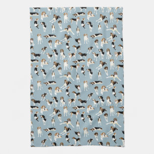Serviette de cuisine de Coonhound de marcheur de