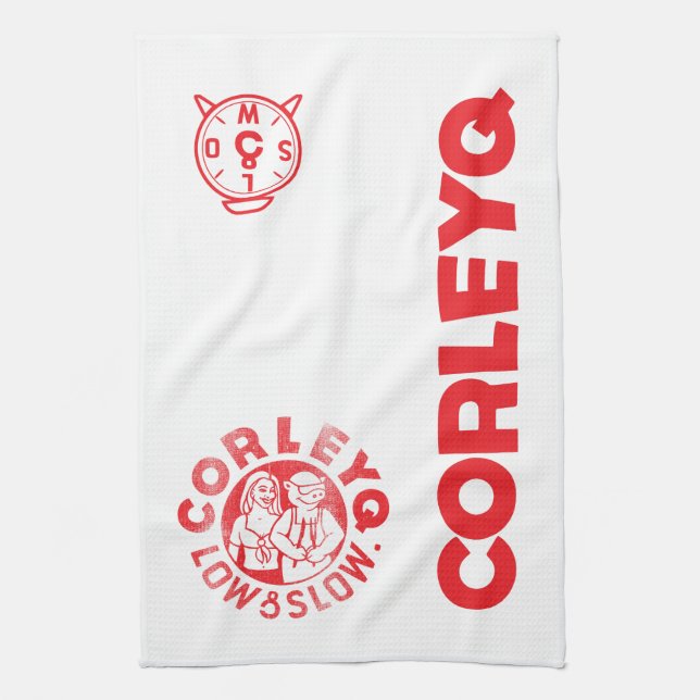 Serviette de cuisine de CorleyQ (Vertical)