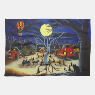 Serviette de cuisine de Halloween "Hauntoberfest "