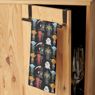 Serviette de cuisine de la fête d'Halloween