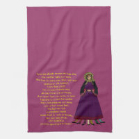 Serviette de cuisine de Lenten de Kyra Sarakosti