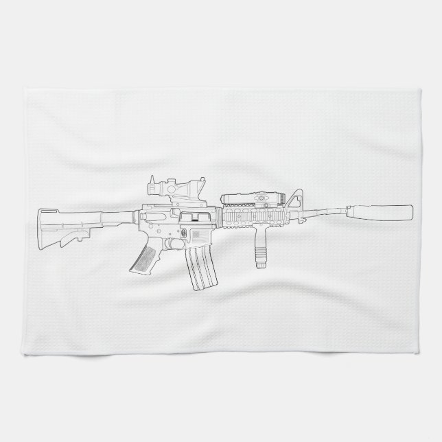 Serviette de cuisine de M4 SOPMOD (Horizontal)