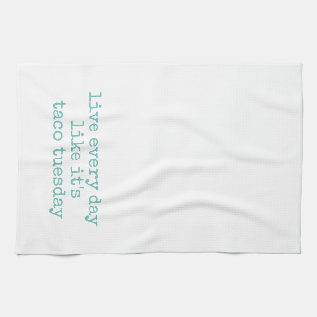 Serviette de cuisine de mardi de taco (Horizontal)