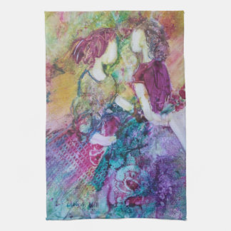 Serviette de cuisine de "meilleurs amis"