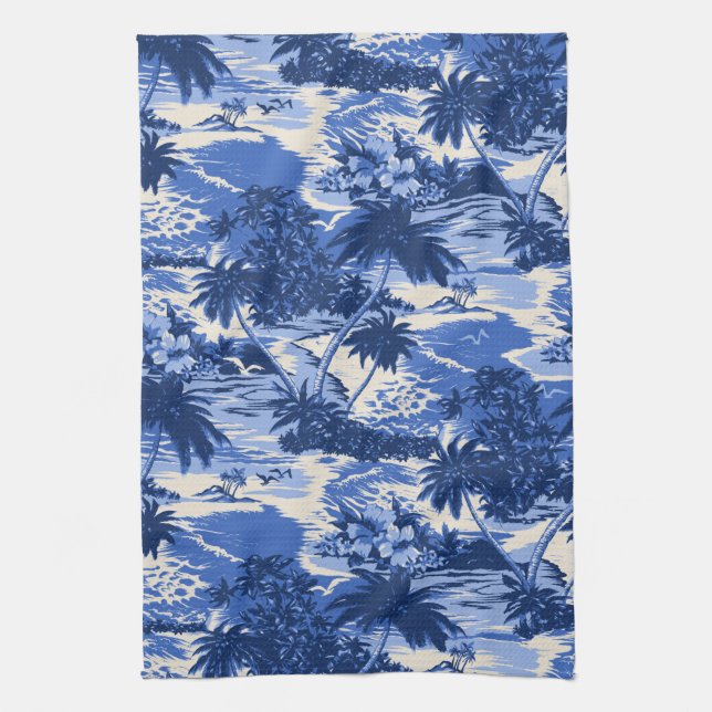 Serviette de cuisine de Napili Bay Hawaïen (Vertical)