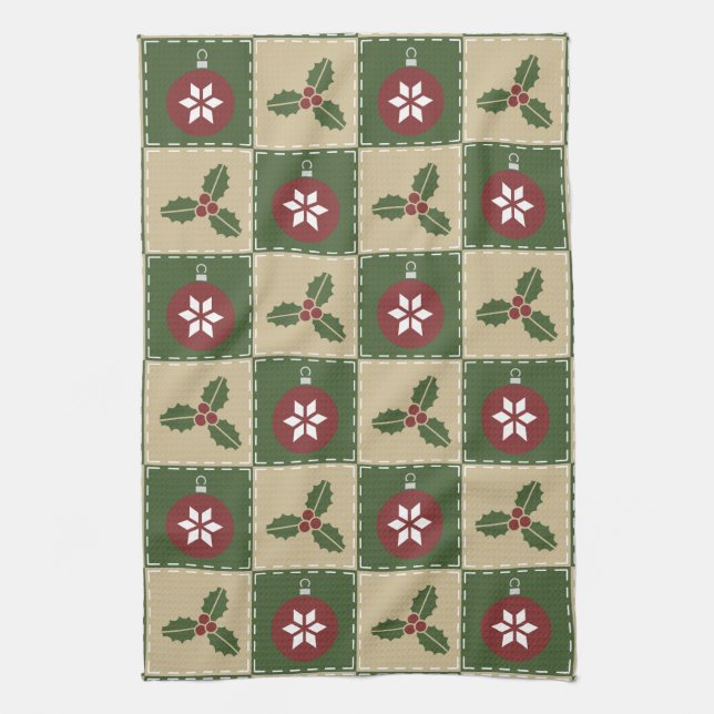 Serviette de cuisine de Noël (Vertical)