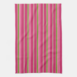 Serviette de cuisine de Noël rétro rayé Cadeau