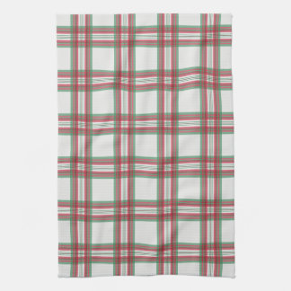 Serviette de cuisine de Noël Rustique Plaid