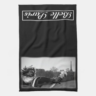 Serviette de cuisine de Paris de belle