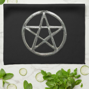 Serviette de cuisine de pentagramme