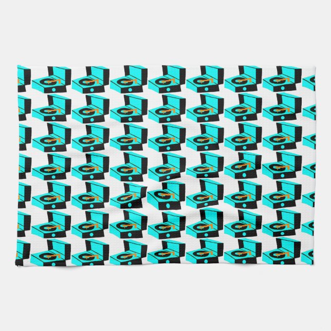 Serviette de cuisine de pied-de-poule de (Horizontal)