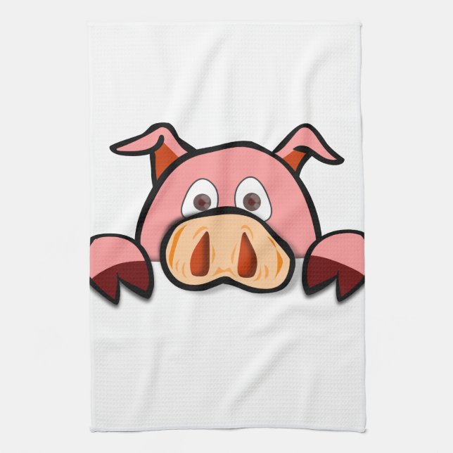 Serviette de cuisine de porc (Vertical)