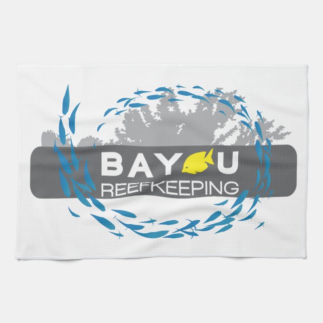Serviette de cuisine de Reefkeeping MoJo de bayou (Horizontal)