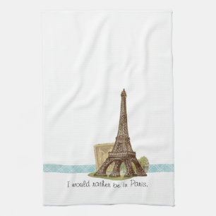 Serviette de cuisine de serviette de thé de Tour