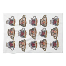 Serviette de cuisine de tasse de thé