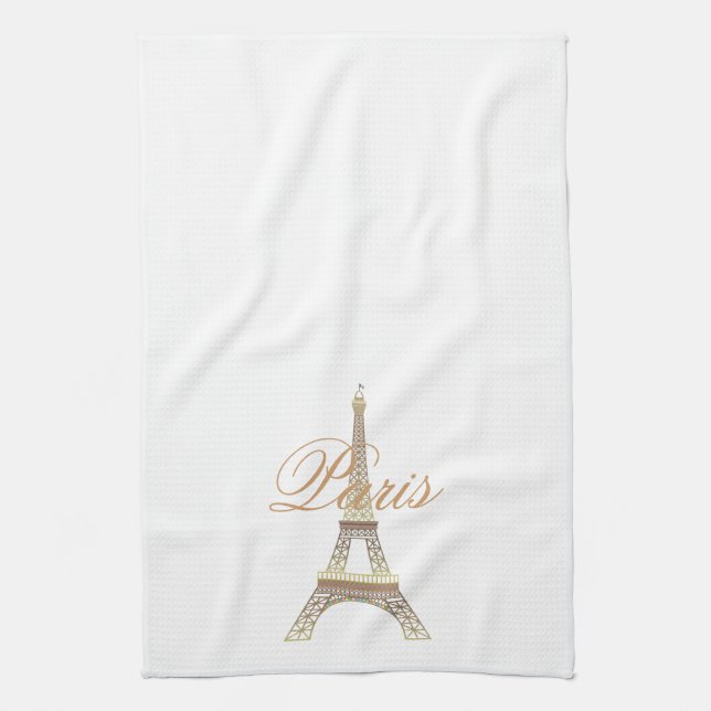 Serviette de cuisine de Tour Eiffel (Vertical)