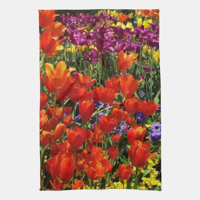 serviette de cuisine de tulipe 19b (Vertical)