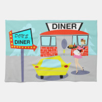 serviette de cuisine de wagon-restaurant des