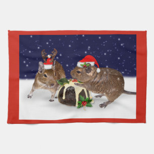 Serviette de cuisine Degus Festive