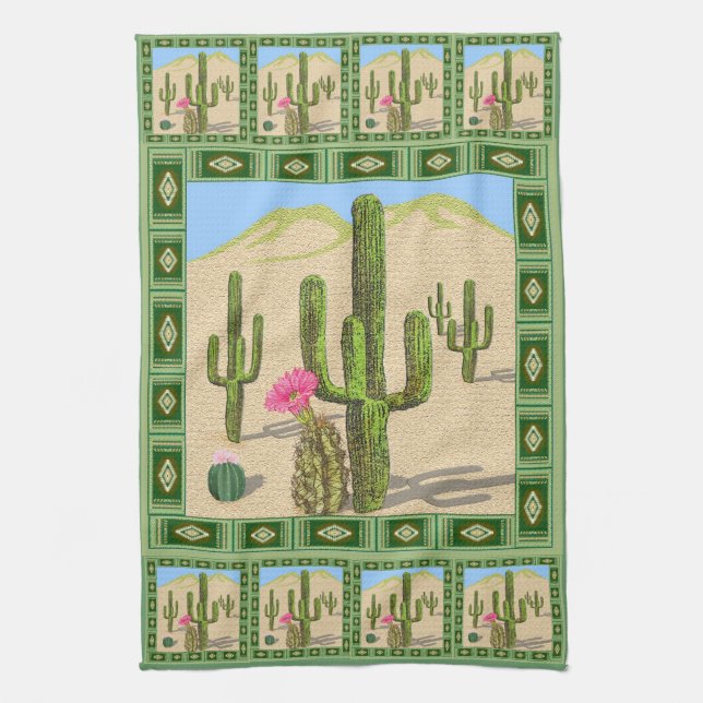 Serviette de cuisine Desert Cactus (Vertical)