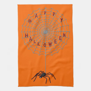 Serviette de cuisine d'Halloween Spider