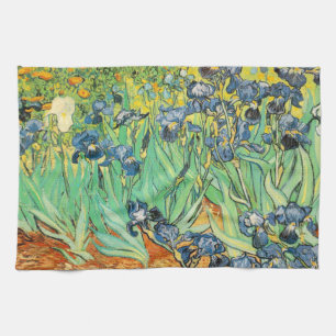 Serviette de cuisine d'iris de Vincent van Gogh
