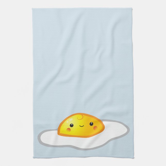 Serviette de cuisine d'oeufs de Kawaii (Vertical)