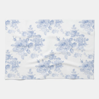 Serviette de cuisine Douce Adeline bleuté