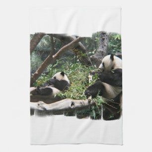 Serviette de cuisine d'ours panda