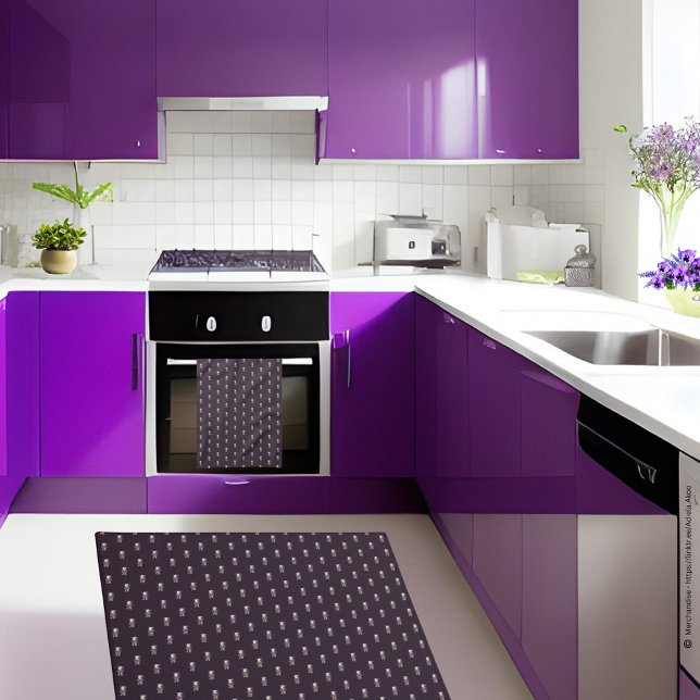 Serviette de cuisine - Dracula Junior (DJ Kitchen Towel & Mat designed by Poet Adiela Akoo.  Browse my store for more great decor finds now)