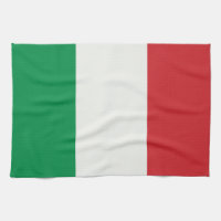 Serviette de cuisine drapeau d'Italie