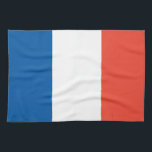 Serviette de cuisine Drapeau français<br><div class="desc">Serviette de cuisine Drapeau français</div>