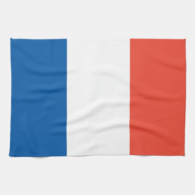 Serviette de cuisine Drapeau français (Horizontal)