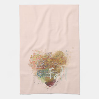 Serviette de cuisine du Coeur Automne