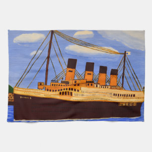 Serviette de cuisine du navire Titanic