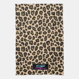 Serviette de cuisine Empreinte de léopard