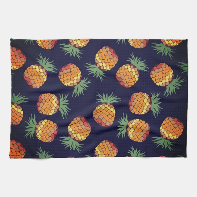 Serviette de cuisine en ananas (Horizontal)