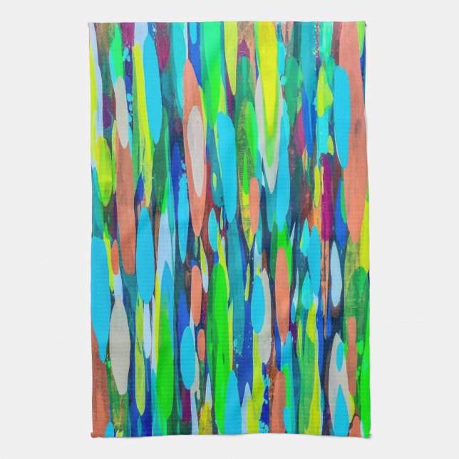 Serviette de cuisine en pluie novembre (Vertical)