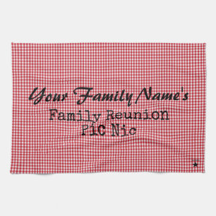 Serviette de cuisine En vichy rouge et blanc - HAM