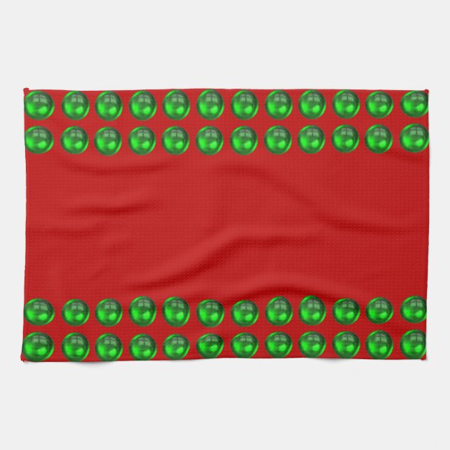 Serviette de cuisine festive (Horizontal)