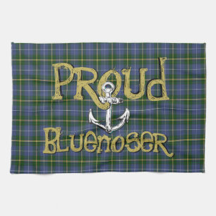 Serviette de cuisine fière d'ancre de Bluenoser l