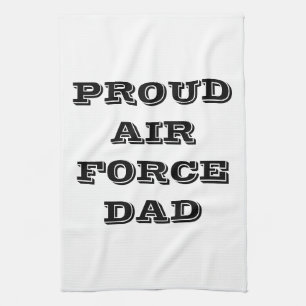 Serviette de cuisine Fière Force aérienne Papa