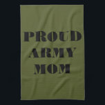Serviette de cuisine Fière maman armée<br><div class="desc">Serviette de cuisine Fière maman armée</div>