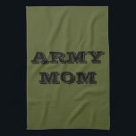 Serviette de cuisine Fière maman armée<br><div class="desc">Serviette de cuisine Fière maman armée</div>